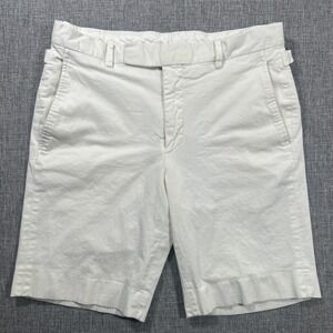 Ralph Lauren Black Label Short Men's 30 White Cotton Casual Preppy Made in ITALY